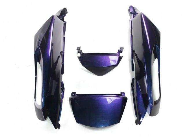 Lojas Carenagens Moto Kawasaki ZX14R ZZR1400 2006-2011 - Camaleão Azul Roxo