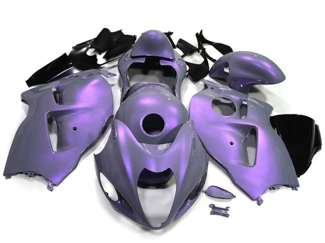 Lojas Carenagens Moto Suzuki GSXR 1300 Hayabusa 1996-2007 - Camaleão Cinzento Dazz Roxo Pérola