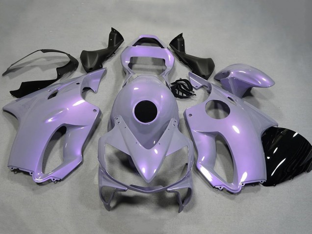 Lojas Carenagens Moto Honda CBR600 F4i 2001-2003 - Camaleão Cinzento Dazz Roxo Pérola