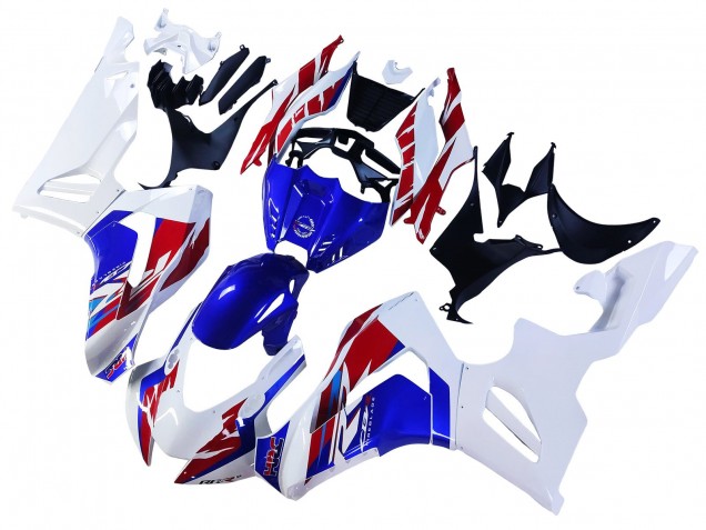 Lojas Carenagens Moto Honda CBR1000RR-R 2020-2023 - Branco Vermelho Azul