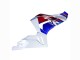 Lojas Carenagens Moto Honda CBR1000RR-R 2020-2023 - Branco Vermelho Azul