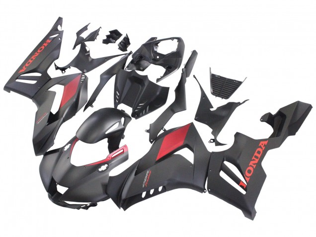 Lojas Carenagens Moto Honda CBR1000RR-R 2020-2023 - Preto Fosco Vermelho