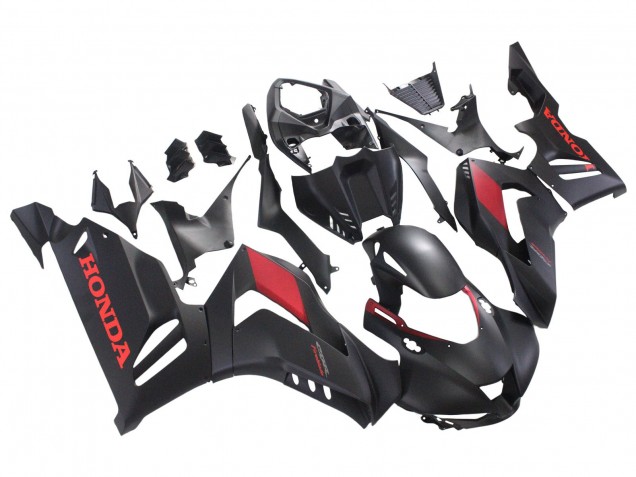 Lojas Carenagens Moto Honda CBR1000RR-R 2020-2023 - Preto Fosco Vermelho
