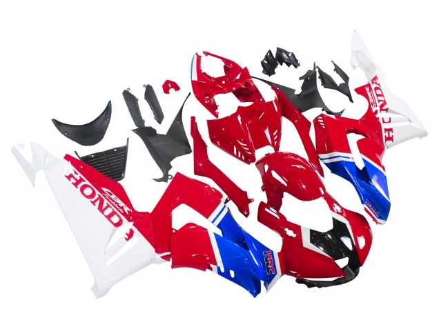 Lojas Kits Carenagens Moto Honda CBR1000RR-R 2020-2023 - Branco Vermelho Azul HRC