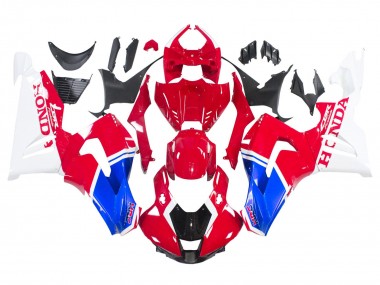 Lojas Kits Carenagens Moto Honda CBR1000RR-R 2020-2023 - Branco Vermelho Azul HRC