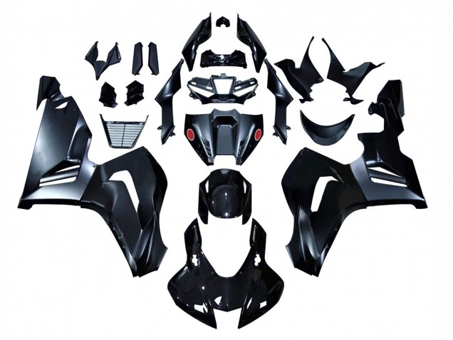 Lojas Carenagem Moto Honda CBR1000RR-R 2020-2023 - Preto Brilhante Preto Fosco