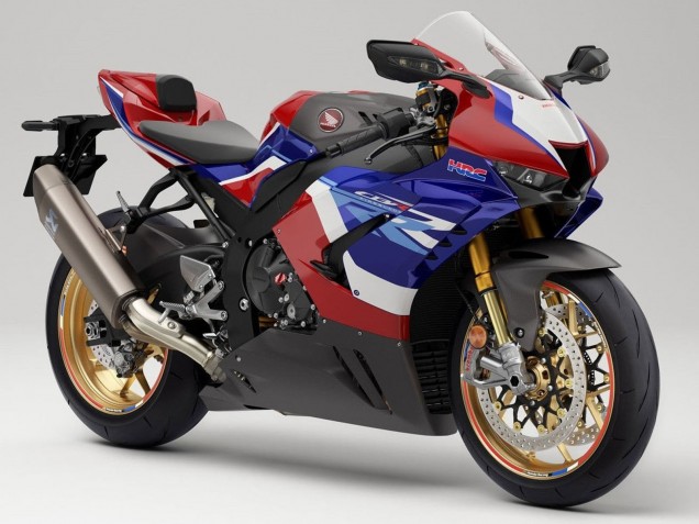Lojas Carenagens Moto Honda CBR1000RR-R 2020-2023 - Branco Vermelho Castanho Azul HRC
