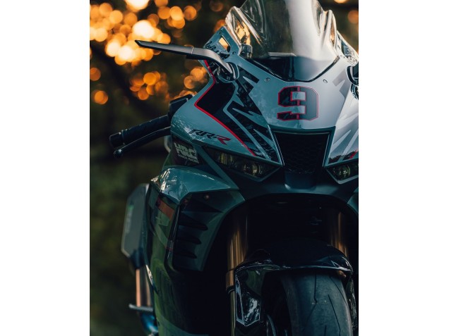 Lojas Carenagens Moto Honda CBR1000RR-R 2020-2023 - Nardo Cinzento Preto Brilhante HRC 9