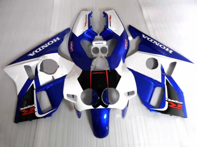 Lojas Carenagens Moto Honda CBR400RR NC23 1987-1989 - Branco Azul HRC