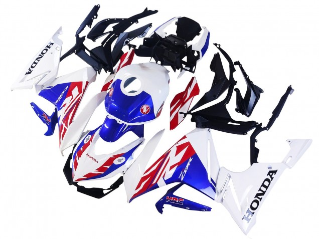 Lojas Carenagem Moto Honda CBR400R 2022 - Branco Vermelho Azul