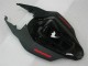 Lojas Carenagens Moto Suzuki GSXR 1000 2007-2008 - Preto Brilhante Preto Fosco Vermelho