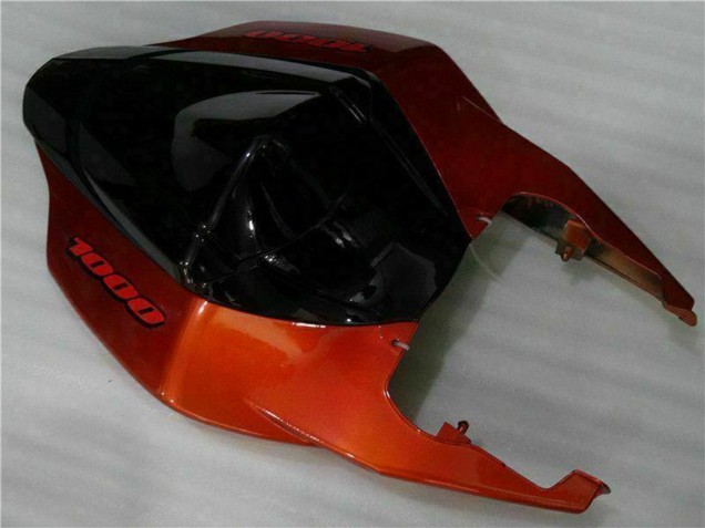 Lojas Carenagens Moto Suzuki GSXR 1000 2007-2008 - Preto Laranja