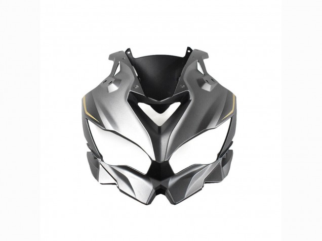 Lojas Carenagens Moto Kawasaki ZX25R ZX-25R 2019-2025 - Cinzento Ouro Preto Brilhante