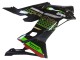 Lojas Carenagens Moto Kawasaki ZX25R ZX-25R 2019-2025 - Verde Preto Vermelho Honeycomb