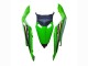 Lojas Carenagens Moto Kawasaki ZX25R ZX-25R 2019-2025 - Verde Preto Vermelho Honeycomb
