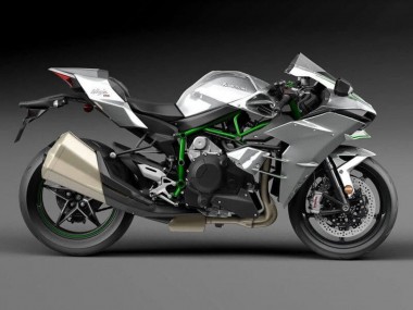 Lojas Carenagens Moto Kawasaki Ninja H2 2015-2022 - Prata