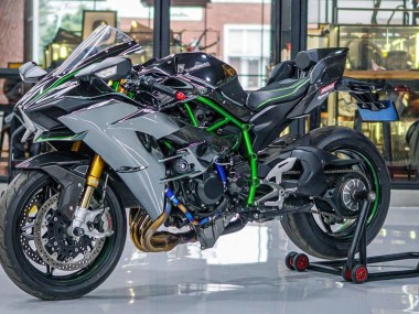 Lojas Carenagens Moto Kawasaki Ninja H2 2015-2022 - Cinzento