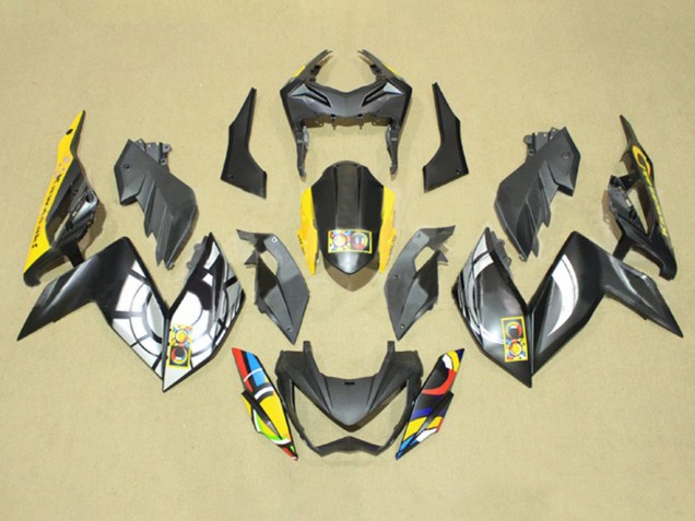 Lojas Carenagens Moto Kawasaki Z250/Z300 2015-2016 - Cinzento Amarelo Azul Vermelho Branco