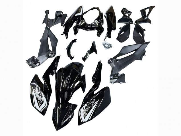 Lojas Carenagens Moto Kawasaki Z400 2018-2024 - Preto Brilhante