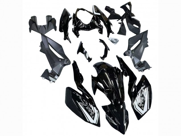 Lojas Carenagens Moto Kawasaki Z400 2018-2024 - Preto Brilhante