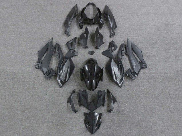 Lojas Carenagens Moto Kawasaki Z400 2018-2024 - Preto Fosco Preto Brilhante