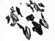 Lojas Carenagens Moto Kawasaki Z400 2018-2024 - Branco Preto Brilhante Verde