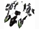 Lojas Carenagens Moto Kawasaki Z400 2018-2024 - Branco Preto Brilhante Verde