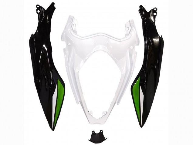 Lojas Carenagens Moto Kawasaki Z400 2018-2024 - Branco Preto Brilhante Verde