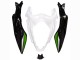 Lojas Carenagens Moto Kawasaki Z400 2018-2024 - Branco Preto Brilhante Verde
