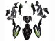 Lojas Carenagens Moto Kawasaki Z400 2018-2024 - Branco Preto Brilhante Verde