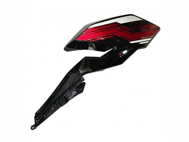 Lojas Carenagens Moto Kawasaki Z400 2018-2024 - Doce Vermelho Preto Brilhante