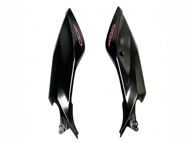 Lojas Carenagens Moto Kawasaki Z400 2018-2024 - Doce Vermelho Preto Brilhante