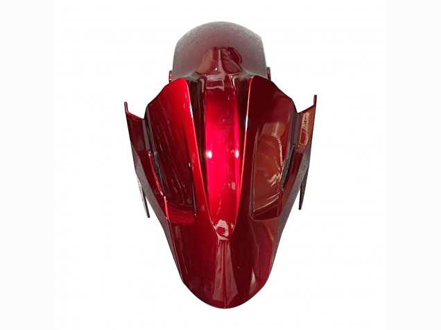 Lojas Carenagens Moto Kawasaki Z400 2018-2024 - Doce Vermelho Preto Brilhante