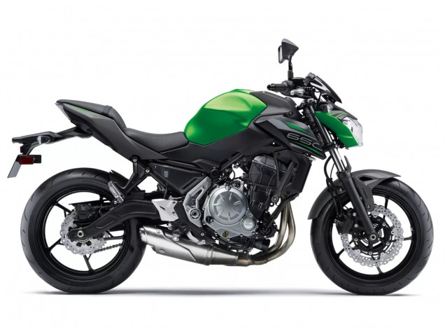 Lojas Carenagens Moto Kawasaki Ninja Z650 2017-2019 - Preto Verde Prata
