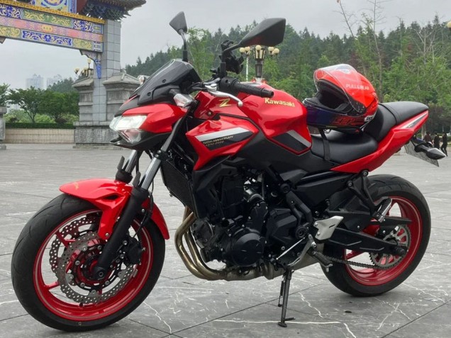 Lojas Carenagens Moto Kawasaki Ninja Z650 2020-2023 - Vermelho Preto