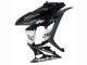 Lojas Carenagens Moto Kawasaki Z1000SX 2010-2016 - Preto Brilhante Ouro Branco Mobil West