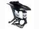 Lojas Carenagens Moto Kawasaki Z1000SX 2010-2016 - Preto Brilhante Ouro Branco Mobil West