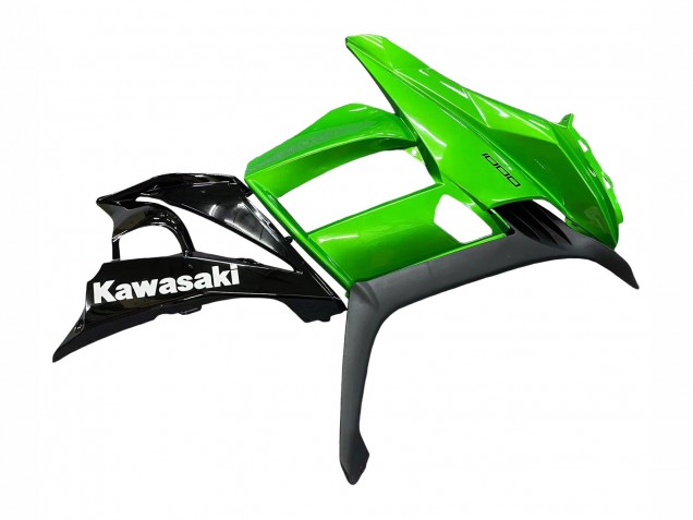 Lojas Carenagens Moto Kawasaki Z1000SX 2010-2016 - Preto Brilhante Preto Fosco Verde