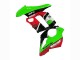 Lojas Carenagens Moto Kawasaki Z1000SX 2010-2016 - Verde Vermelho Preto Brilhante Elf 35
