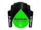 Lojas Carenagens Moto Kawasaki Z1000SX 2010-2016 - Verde Vermelho Preto Brilhante Elf 35