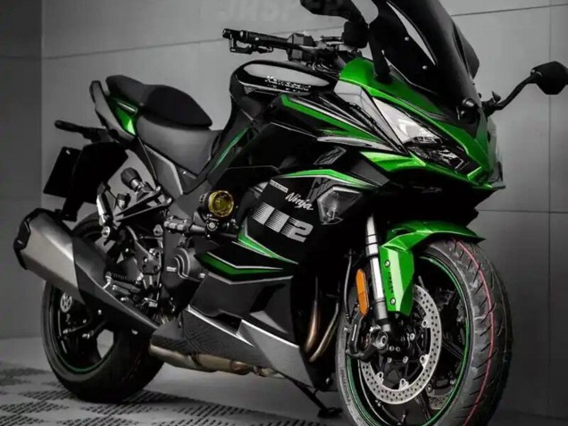 Lojas Carenagem Moto Kawasaki Z1000SX 2020-2025 - Preto Verde Ninja
