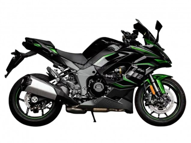 Lojas Carenagem Moto Kawasaki Z1000SX 2020-2025 - Preto Verde Ninja