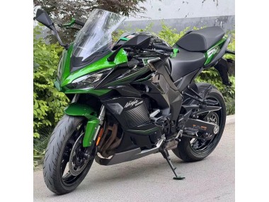Lojas Carenagens Moto Kawasaki Z1000SX 2020-2025 - Preto Cinzento Verde Ninja
