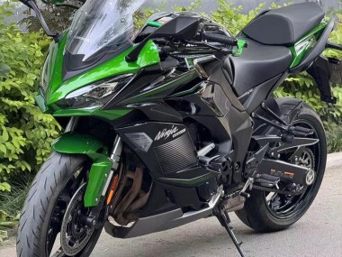 Lojas Carenagens Moto Kawasaki Z1000SX 2020-2025 - Preto Cinzento Verde Ninja