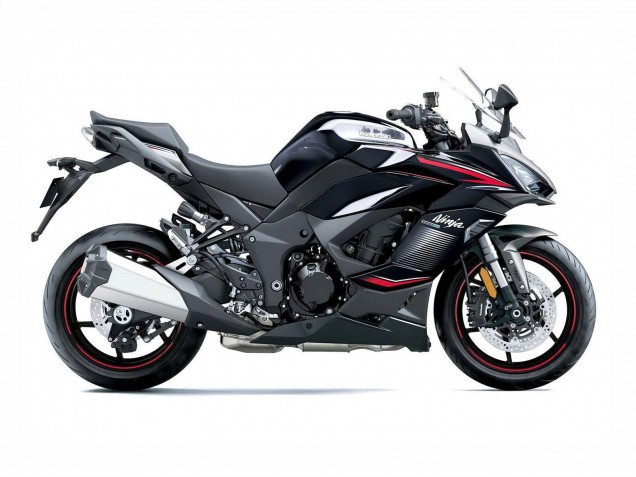 Lojas Carenagens Moto Kawasaki Z1000SX 2020-2025 - Preto Prata Ninja