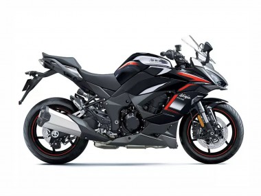 Lojas Carenagens Moto Kawasaki Z1000SX 2020-2025 - Preto Vermelho Prata Ninja