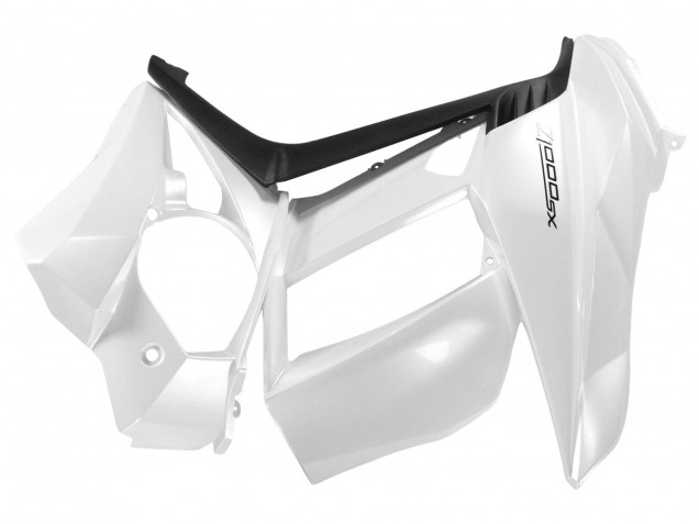 Lojas Carenagens Moto Kawasaki Z1000SX 2010-2016 - Branco Pérola Preto