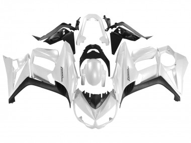 Lojas Carenagens Moto Kawasaki Z1000SX 2010-2016 - Branco Pérola Preto