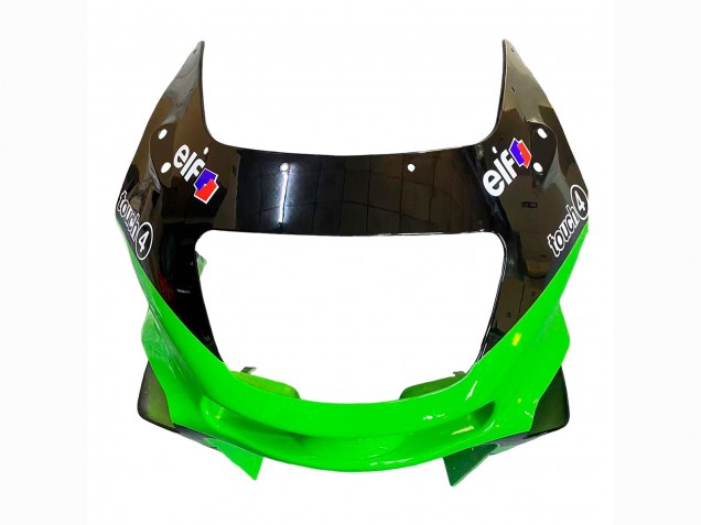 Lojas Carenagens Moto Kawasaki ZZR600 1998-2003 - Verde Preto Monstro Elf