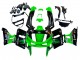Lojas Carenagens Moto Kawasaki ZZR600 1998-2003 - Verde Preto Monstro Elf